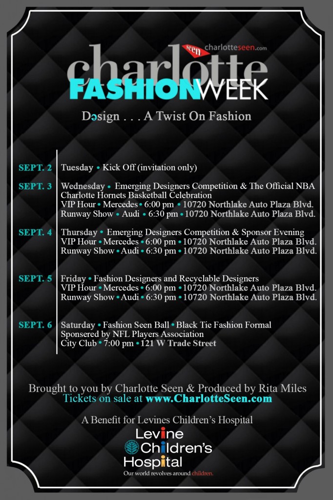 Kickoff Event for Charlotte Fashion Week (Invitation Only)